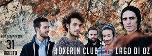 BOXERIN CLUB live domenica 31 agosto